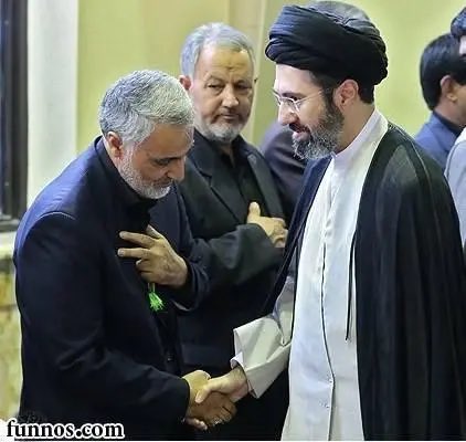 مجتبى خامنئي مع الجنرال قاسم سليماني