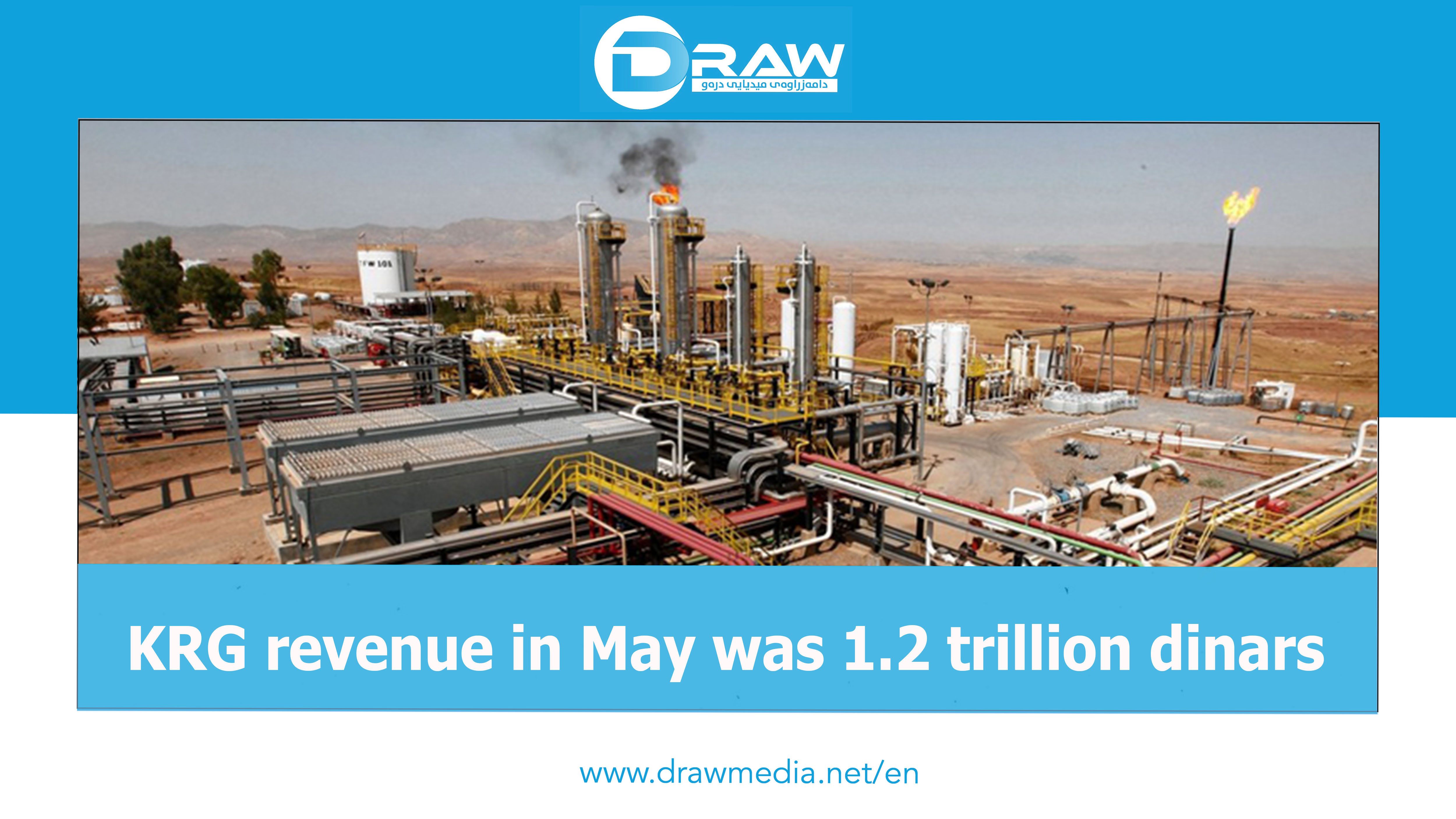 DrawMedia.net /  KRG revenue in May was 1.2 trillion dinars