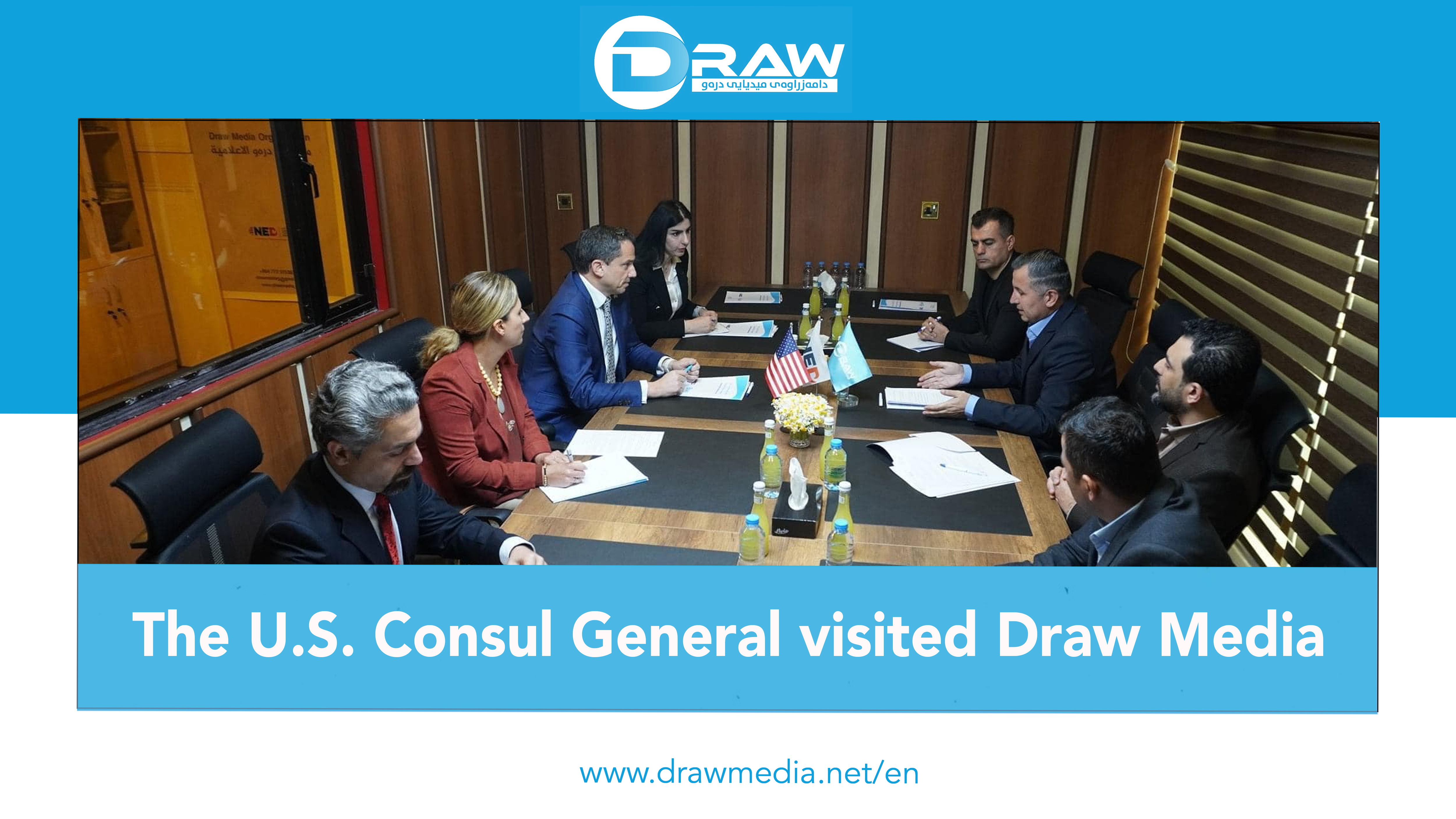 DrawMedia.net / The U.S. Consul General visited Draw Media