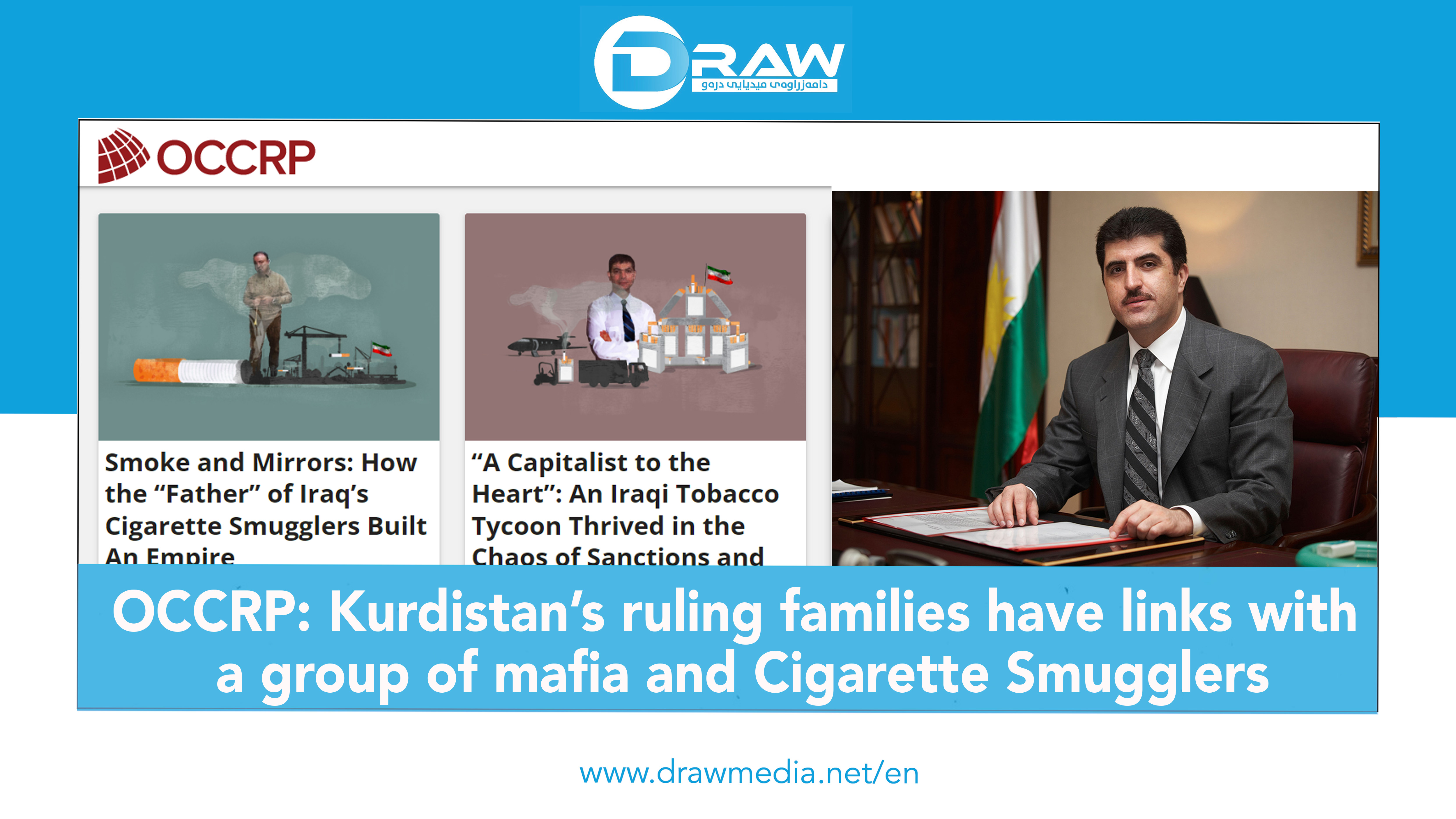 DrawMedia.net / OCCRP: Kurdistan&rsquo;s ruling families have links with a group of mafia and Cigarette Smugglers