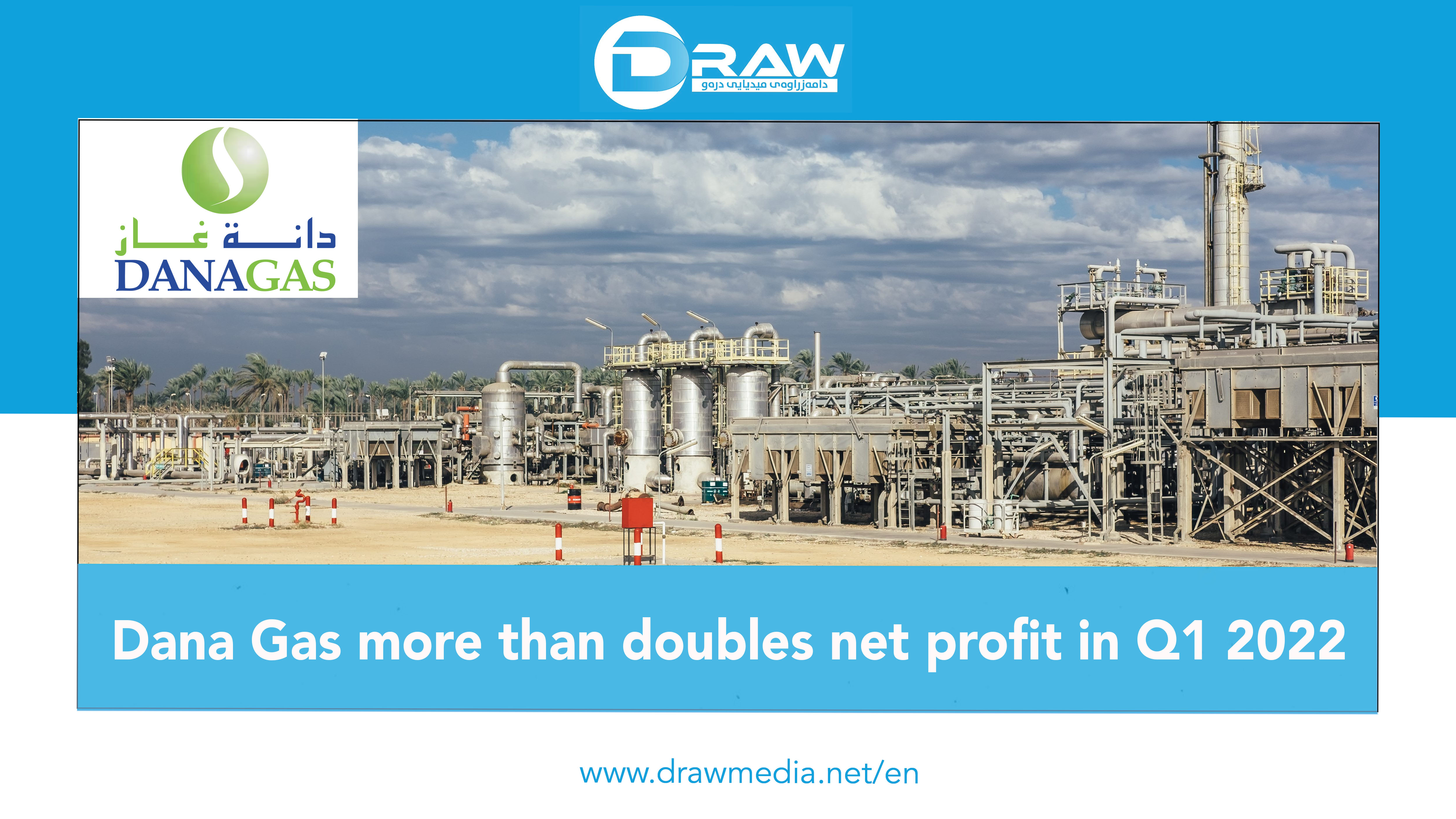 DrawMedia.net / Dana Gas reports 64% increase in normalized Net Profit to $161 million