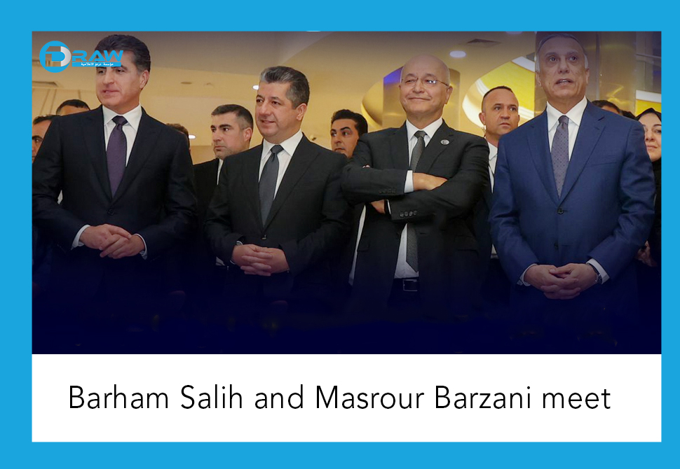 DrawMedia.net / Barham Salih and Masrour Barzani meet