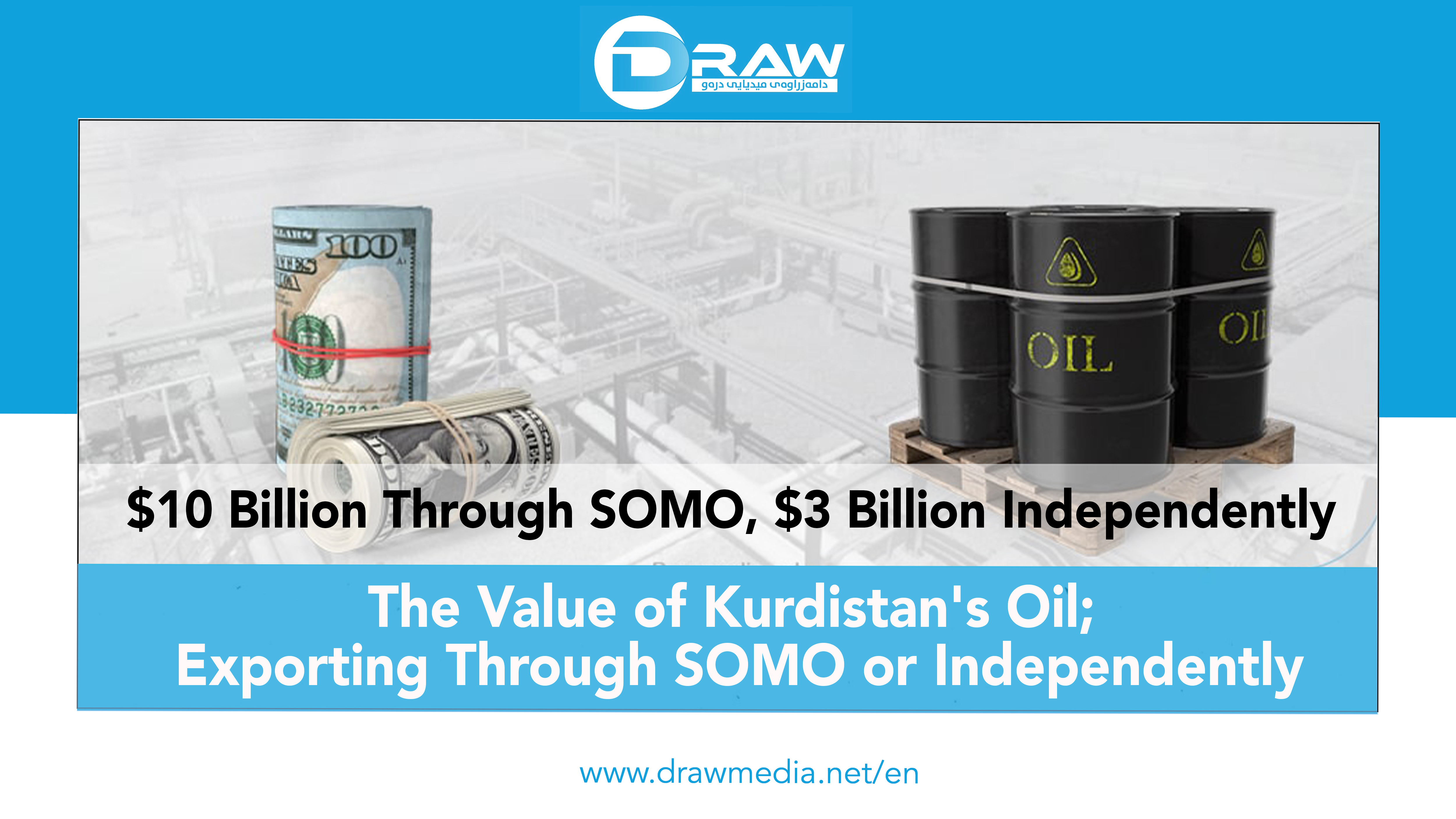 DrawMedia.net / The value of Kurdistan's oil; exporting through SOMO or independently