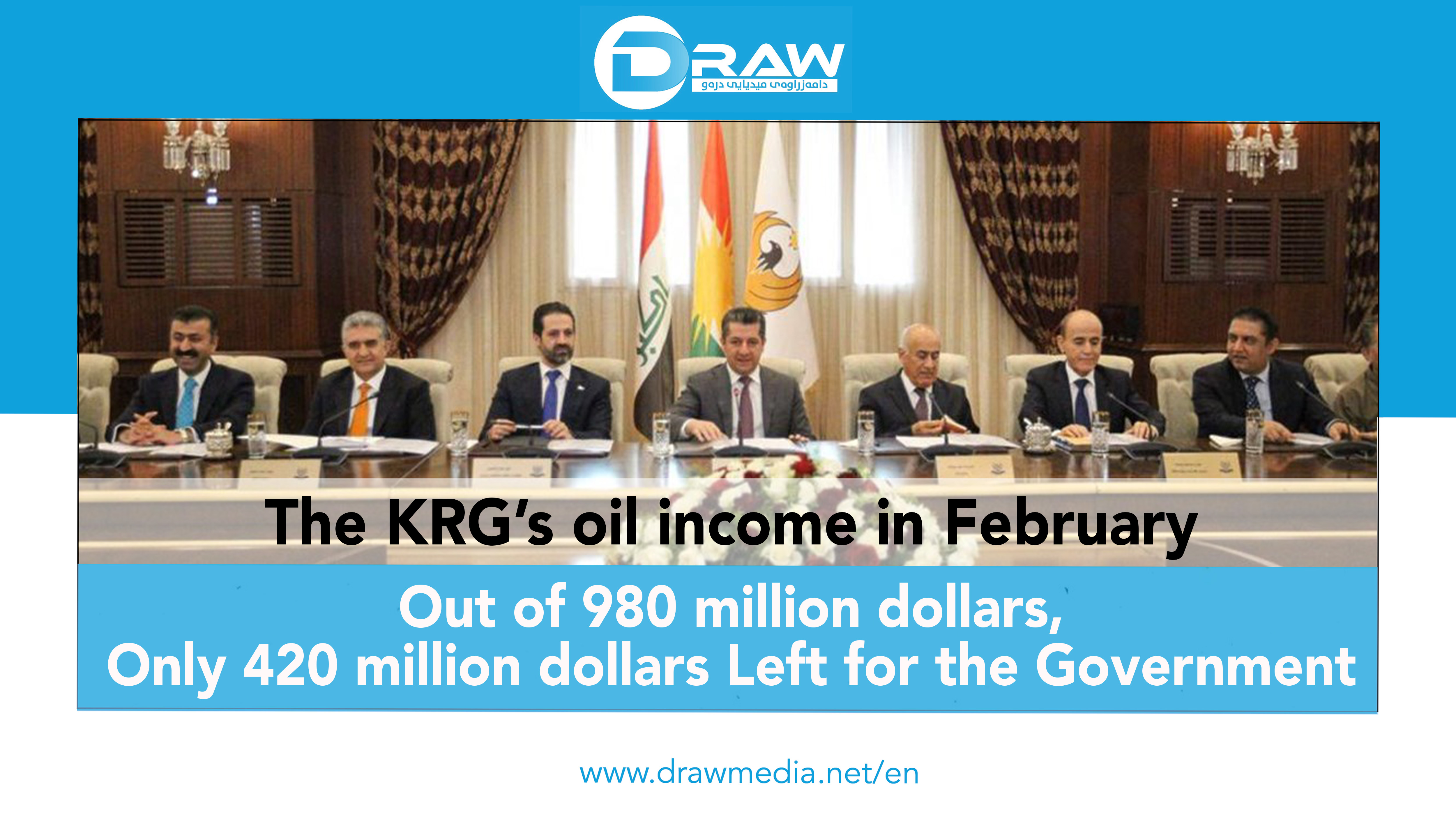 DrawMedia.net / The KRG&rsquo;s oil income in February