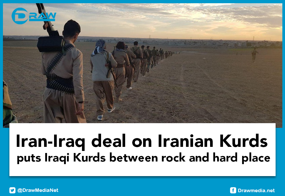 DrawMedia.net / Iran-Iraq deal on Iranian Kurds puts Iraqi Kurds between rock and hard place