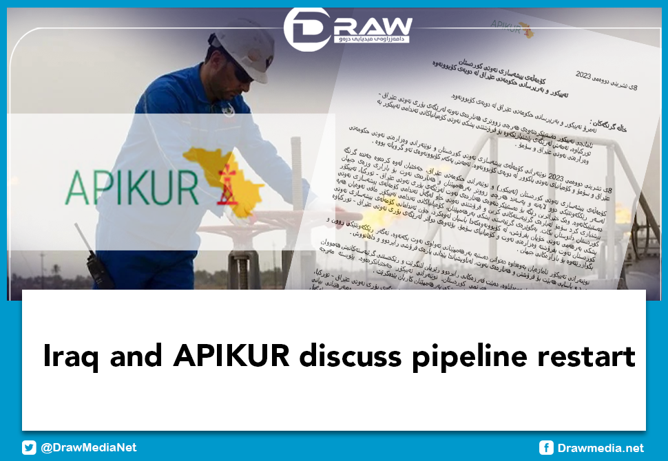 DrawMedia.net / Iraq and APIKUR discuss pipeline restart