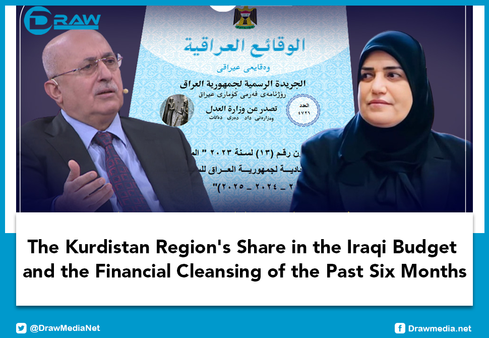 DrawMedia.net / The Kurdistan Region's Share in the Iraqi Budget and the Financial Cleansing of the Past Six Months