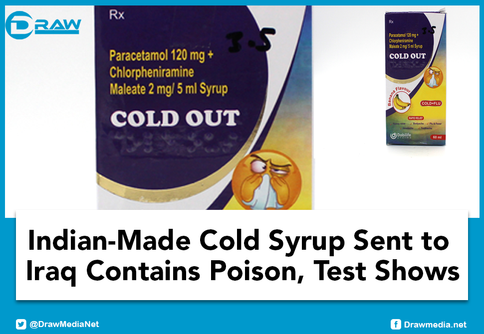 DrawMedia.net / Indian-Made Cold Syrup Sent to Iraq Contains Poison, Test Shows