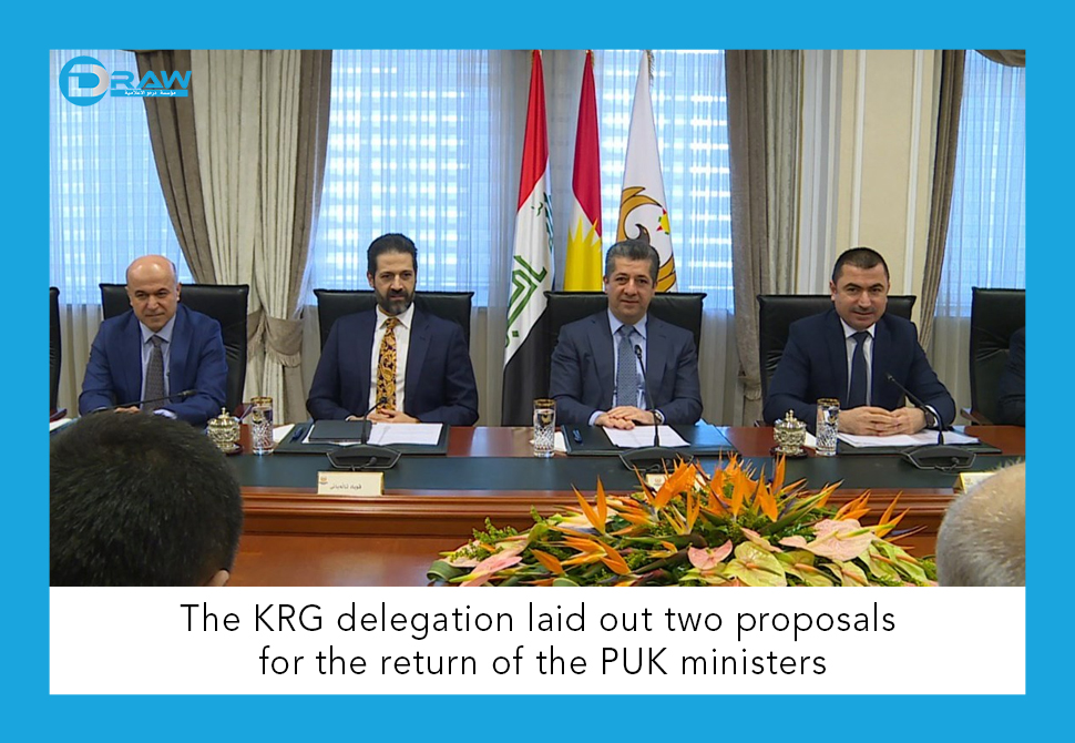 DrawMedia.net / The KRG delegation laid out two proposals for the return of the PUK ministers