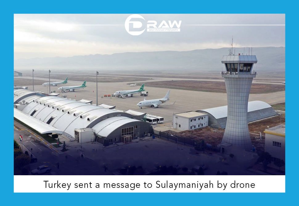 DrawMedia.net / Turkey sent a message to Sulaymaniyah by drone