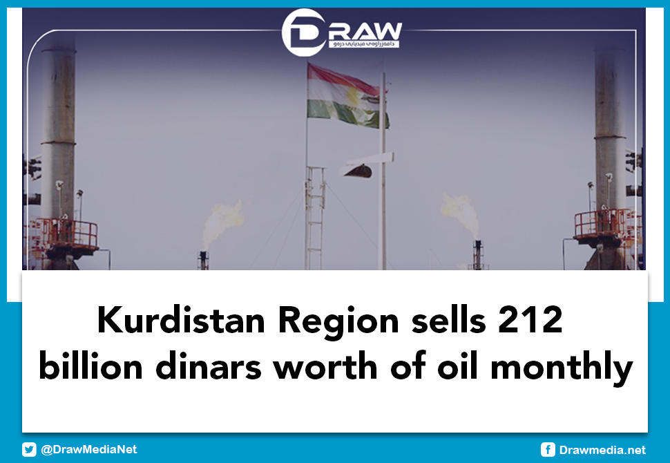DrawMedia.net / Kurdistan Region sells 212 billion dinars worth of oil monthly