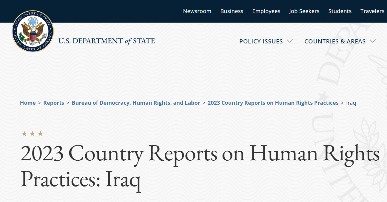 DrawMedia.net / Iraq Human Rights Report 2023