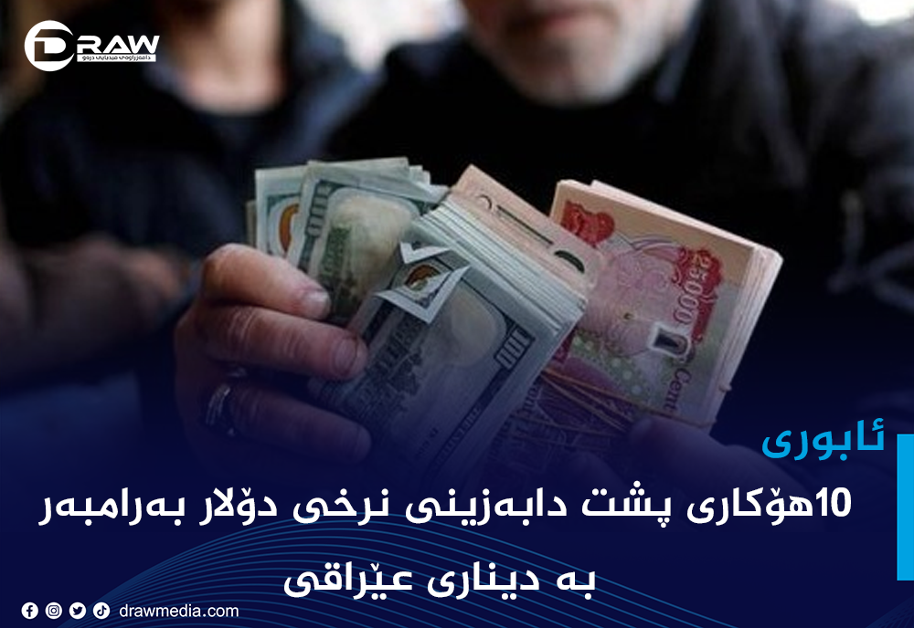 10هۆکاری پشت دابەزینی نرخی دۆلار بەرامبەر بە دیناری عێراقی