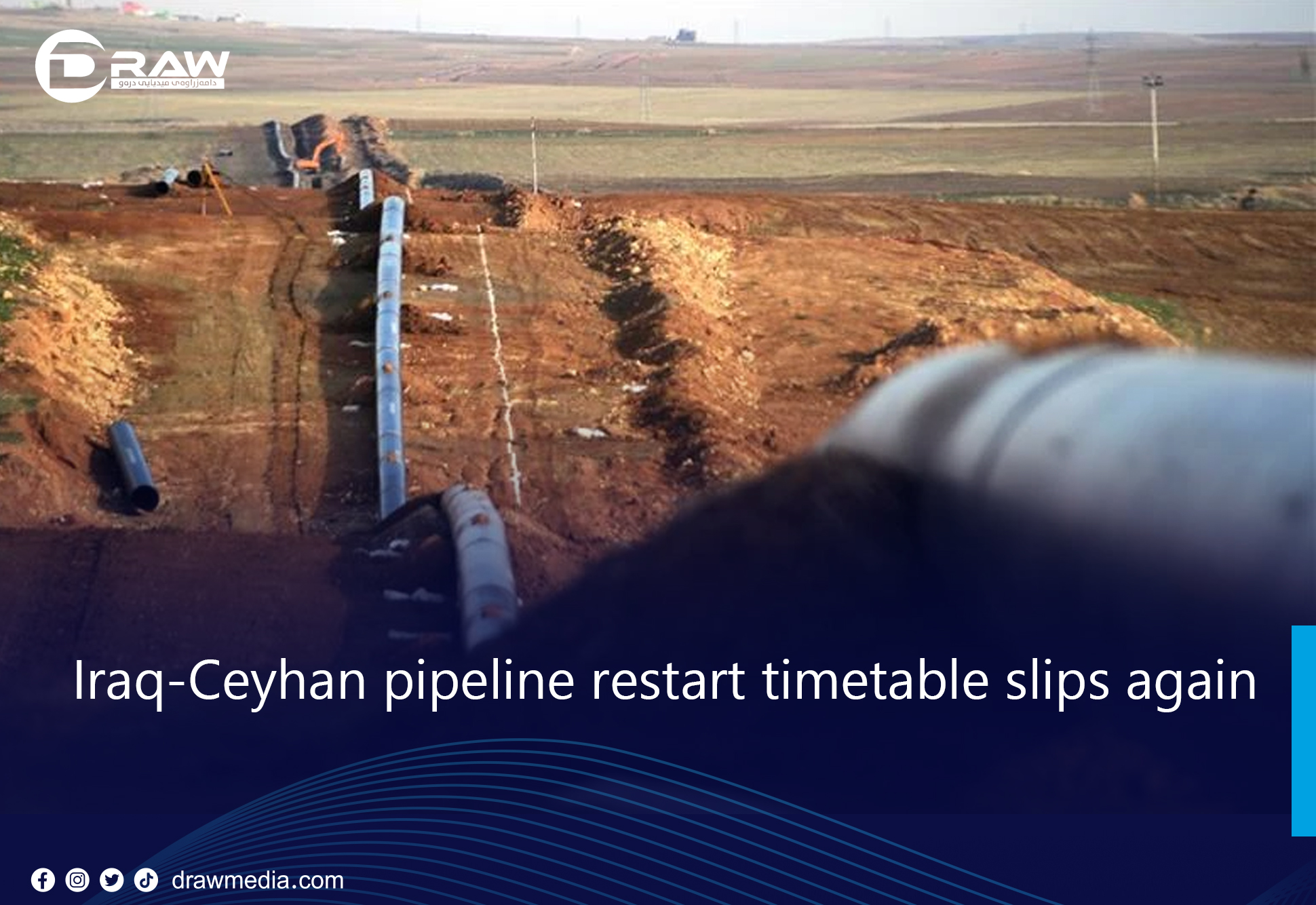DrawMedia.net / Iraq-Ceyhan pipeline restart timetable slips again