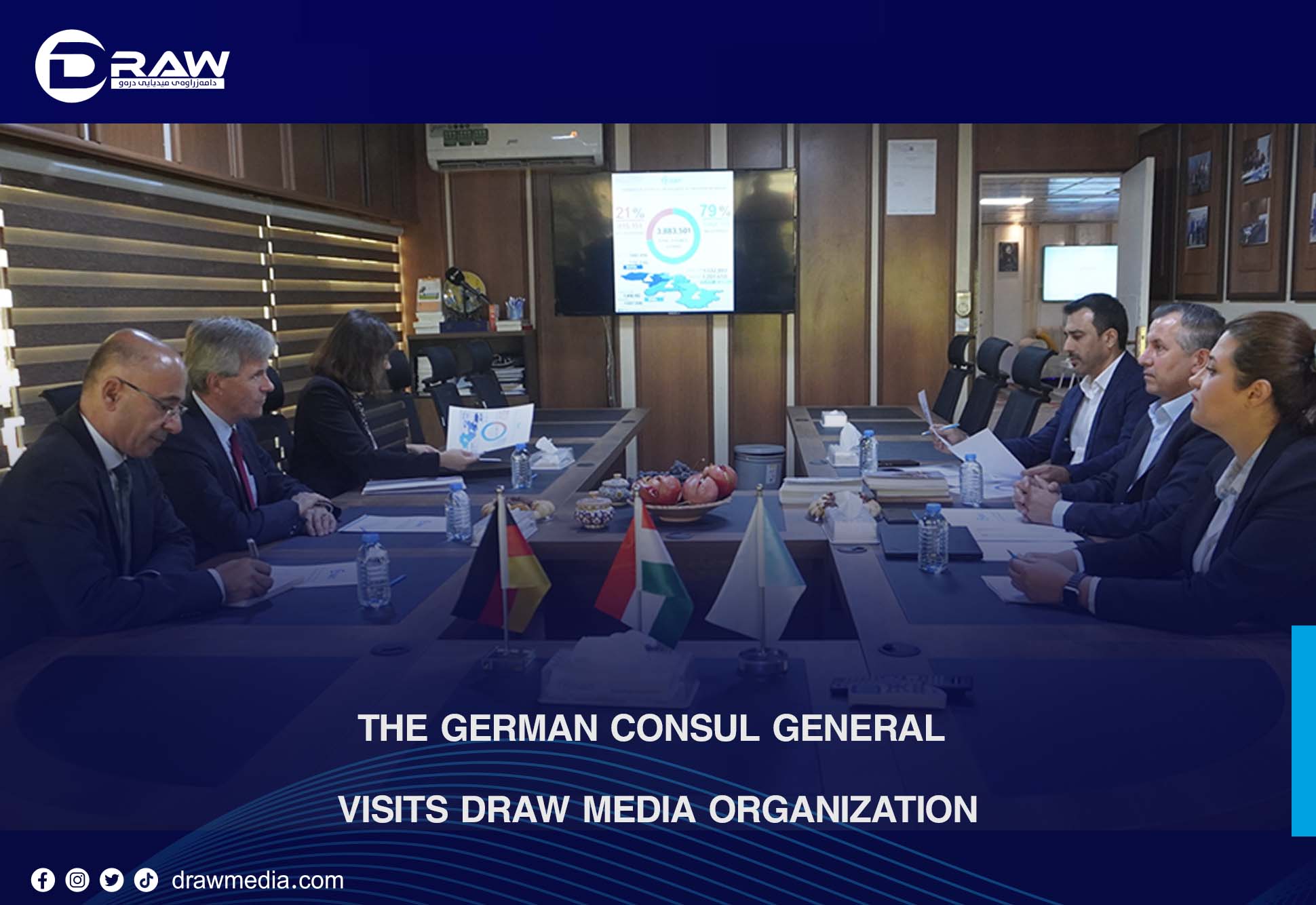 DrawMedia.net / The German Consul General visits Draw media organization